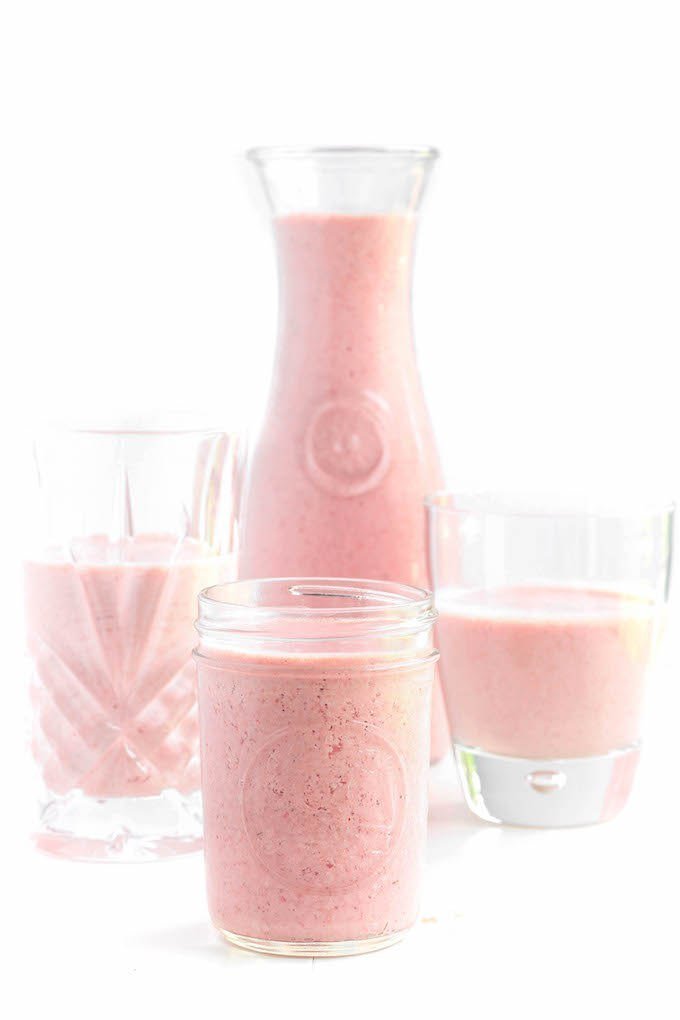 Strawberry Smoothie strawberry and outs breakfast smoothie simplysissom.