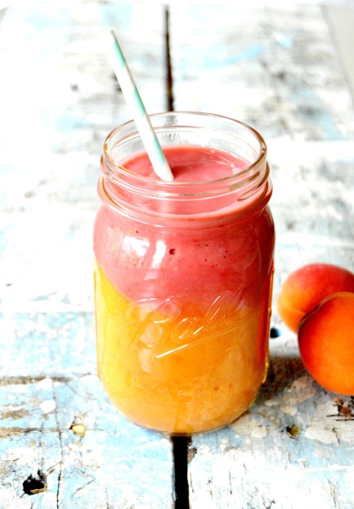 Strawberry Smoothie sunrise apricot strawberry smoothie delscookingtwist