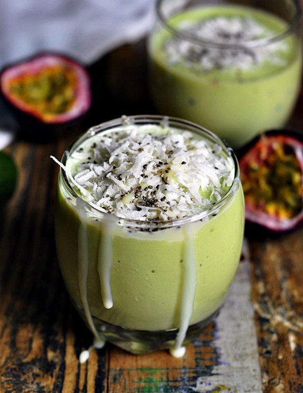 avocado smoothie avocado and passhion fruit smoothie fussfreecooking