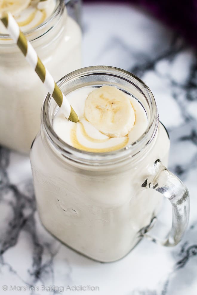 banana smoothie breakfast banana smoothei marshasbakingaddiction