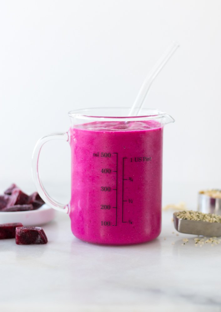 detox smoothie creamy pitaya beet smoothie eatingbyelaine