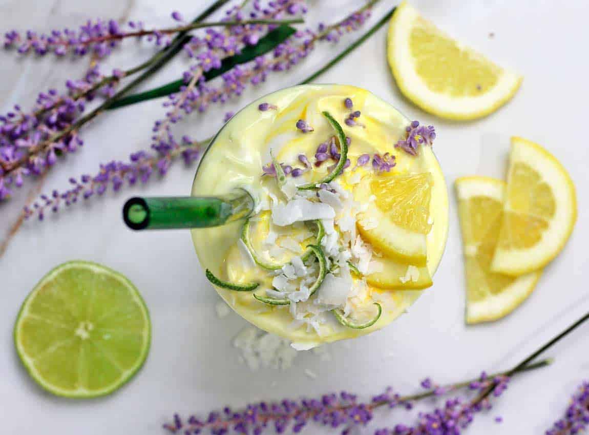 detox smoothie lemon lime levander destres detox greensmoothiegourmet