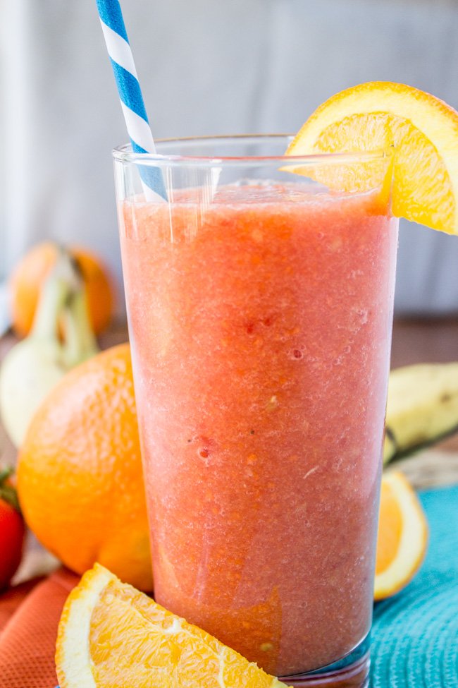 detox smoothie orange watermelon thefoodcharlatan