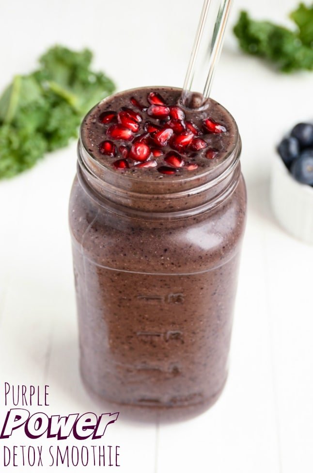 detox smoothie purple detox smoothie blissfulbasil.