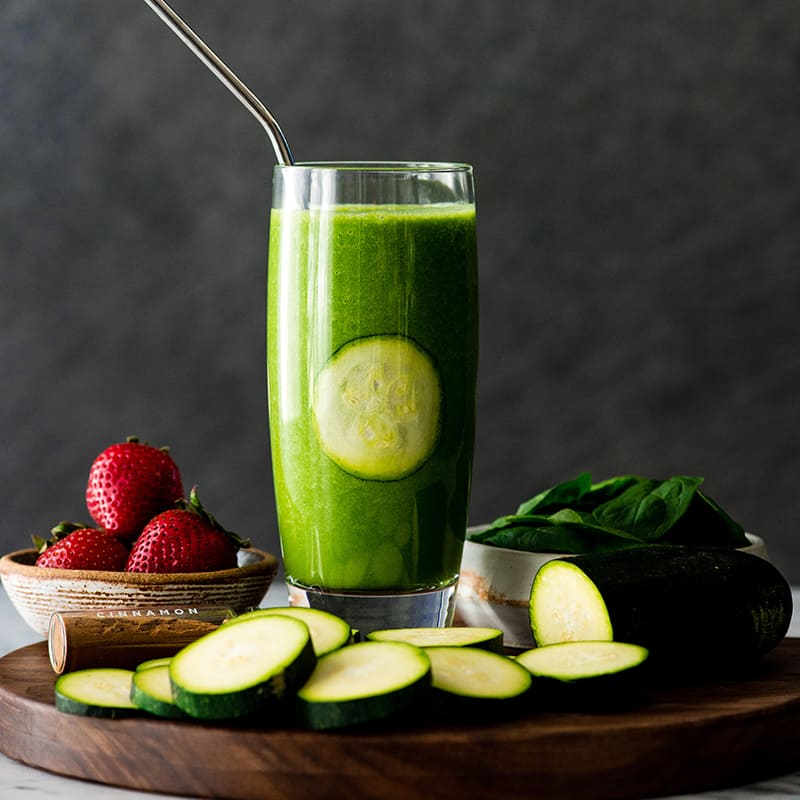 green smoothie zucchini joyfoodsunshine