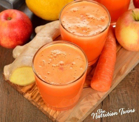 healthy ginger and carrot slim down eyesight nutritiontwins