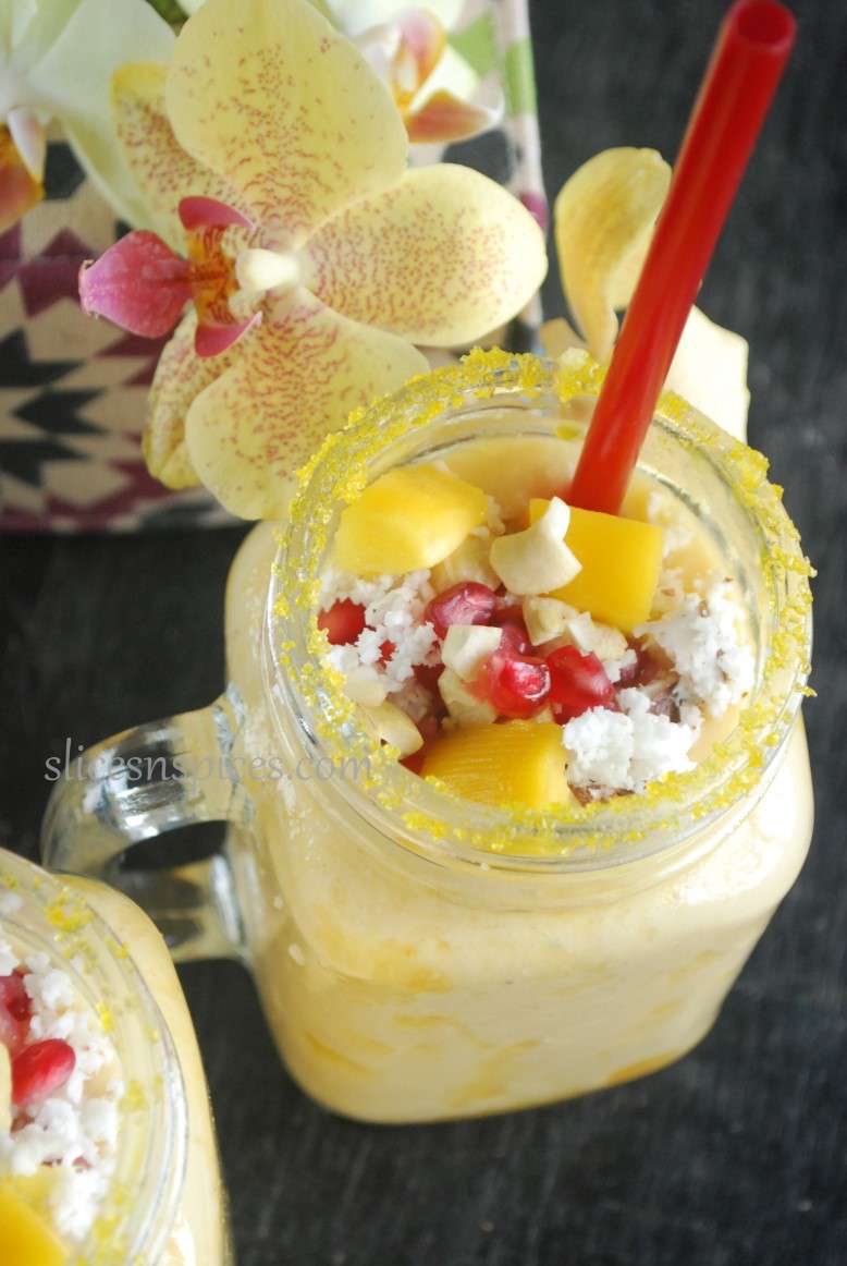 healthy woodapple smoothie slicesnspices