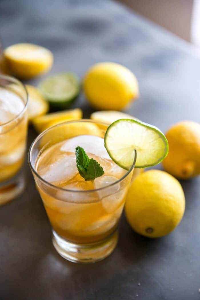 bourbon cocktail gold rush iced tea recipe lemonsforlulu