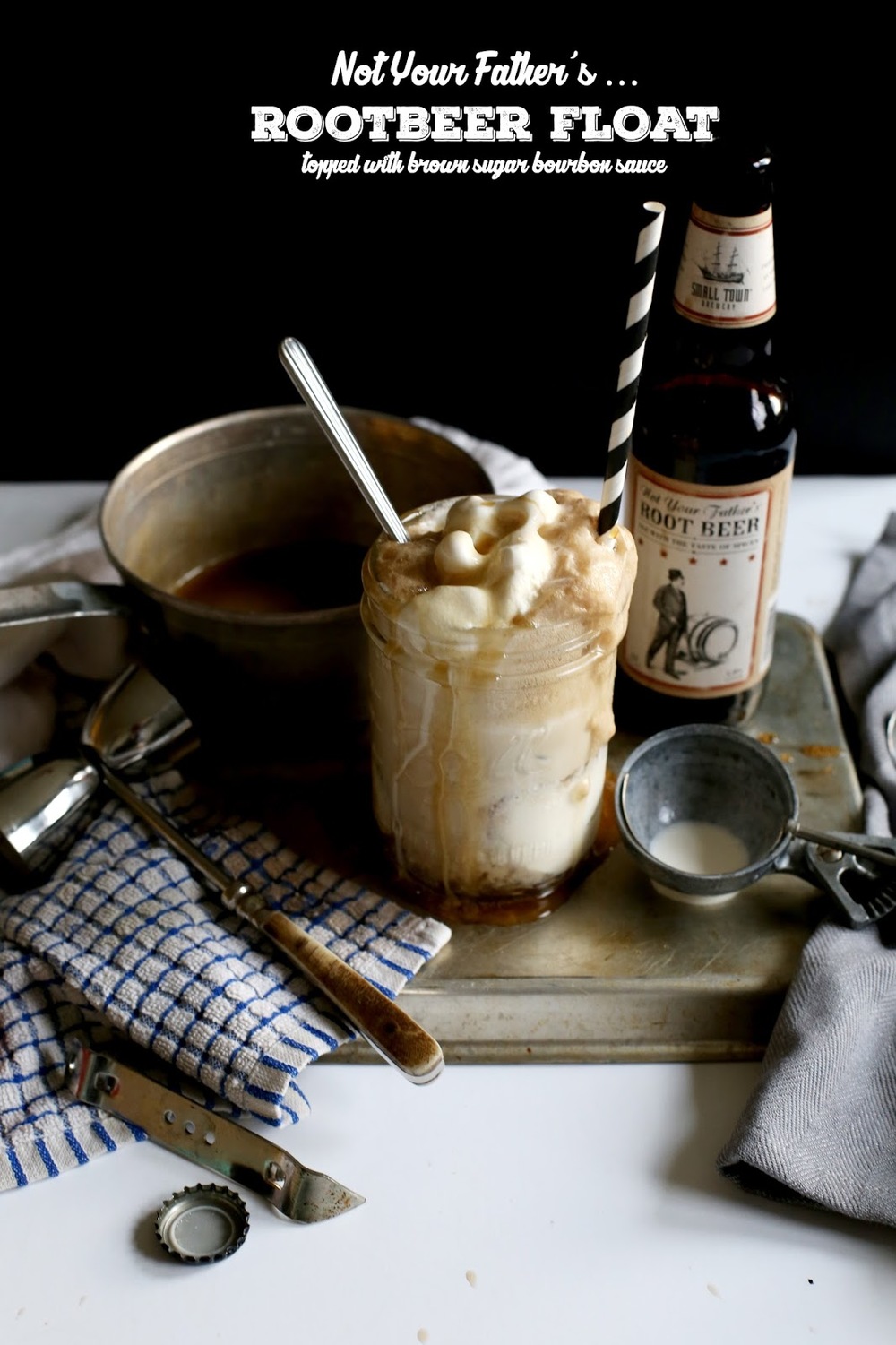 bourbon cocktail root beer floats thecollegehousewife