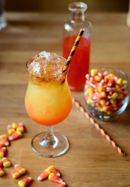 halloween halloween candy corn swizzle moderntiki