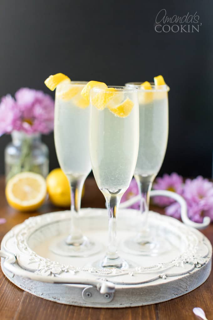 summer cocktails french 75 amandascookin