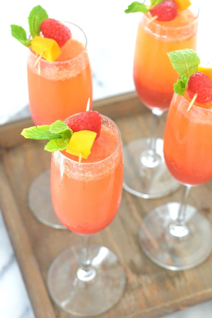 summer cocktails raspberry mango bellin loveandfoodforeva