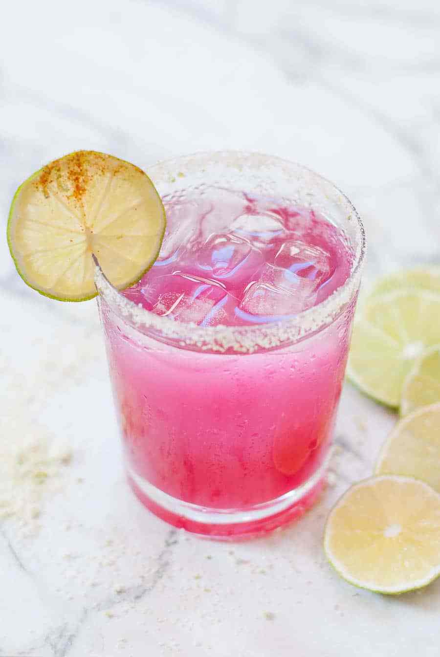 summer cocktails spicy prickly pear margarita sparkling champagneandpaperplanes