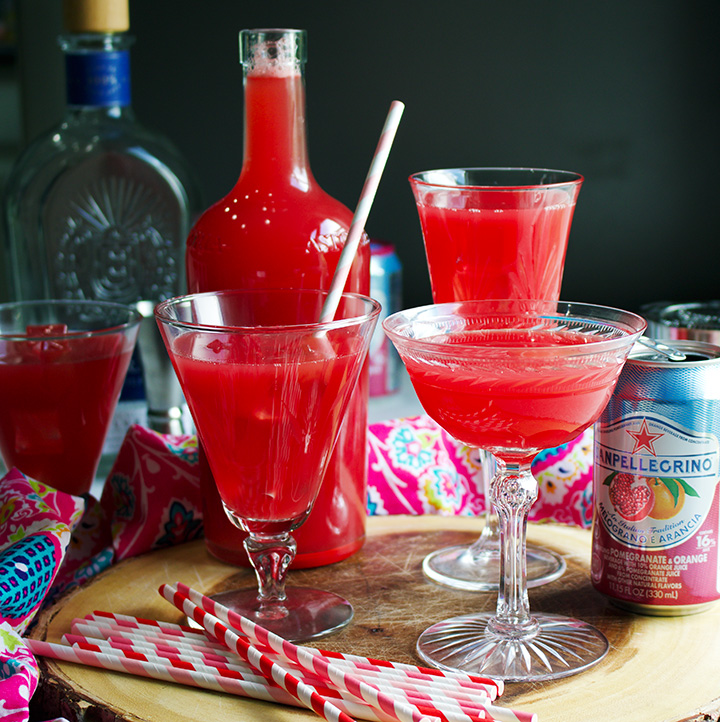 tequila watermelon tequila spritzers alittleandalot