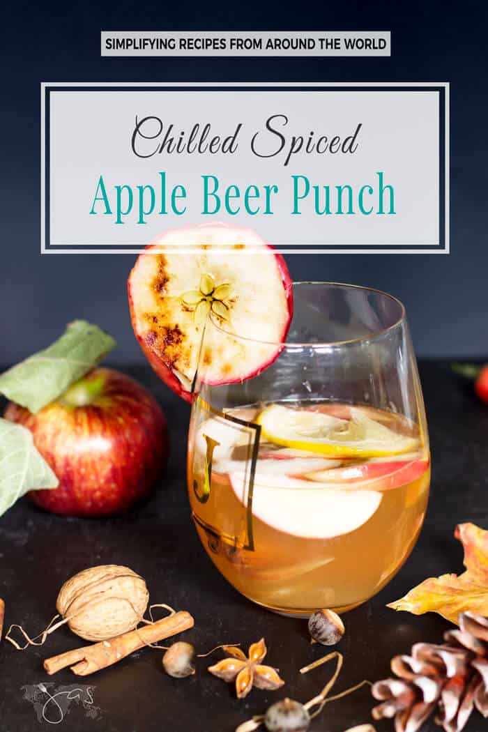 thanksgiving cocktails chilled spiced apple beer punch all thats jas