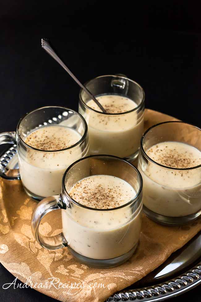 thanksgiving cocktails eggnog light and easy andreasrecipes