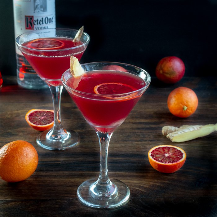 vodka cocktail blood orange ginger spritz hwcmagazine