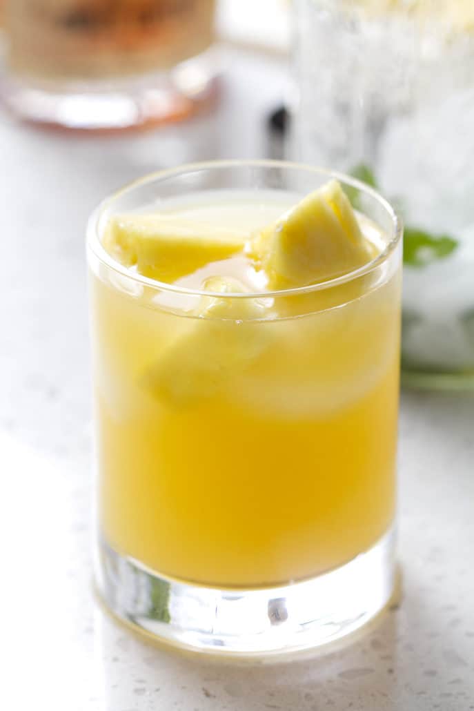 whiskey cocktails pineapple whiskey punch bonaippetit