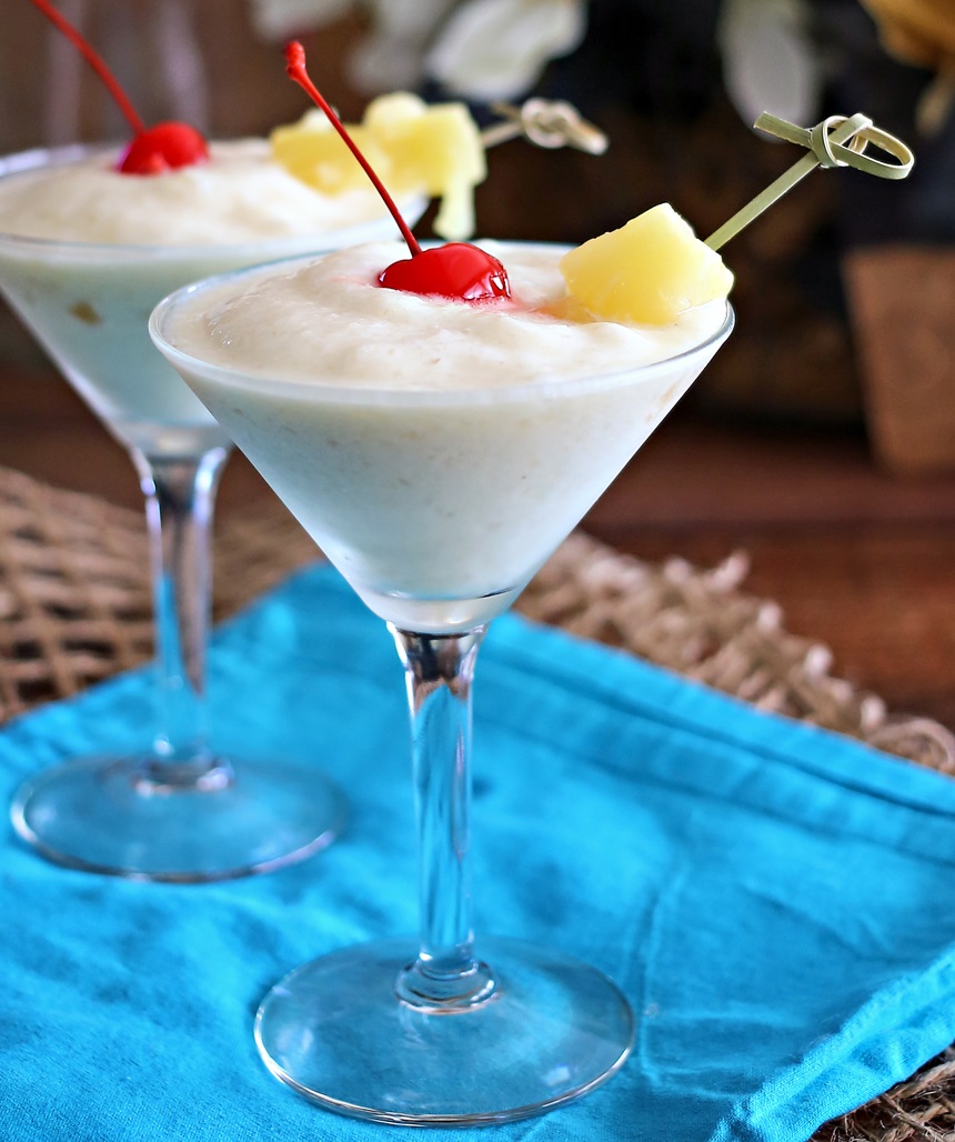 fruit cocktails banana pina colada kleinworthco