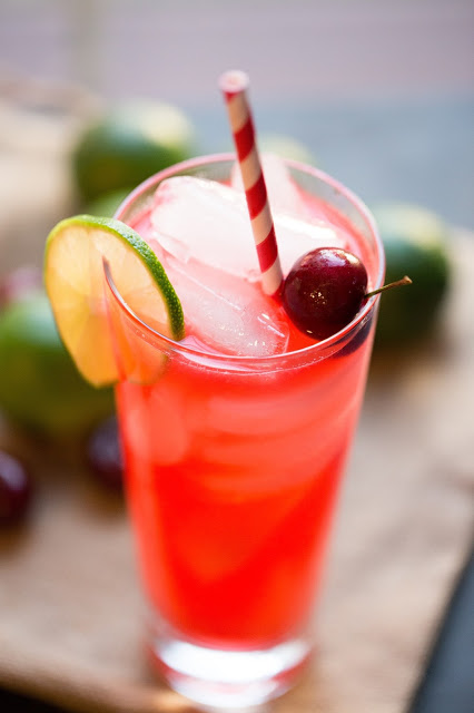 fruit cocktails cherry lime rickey straighttothehipsbaby