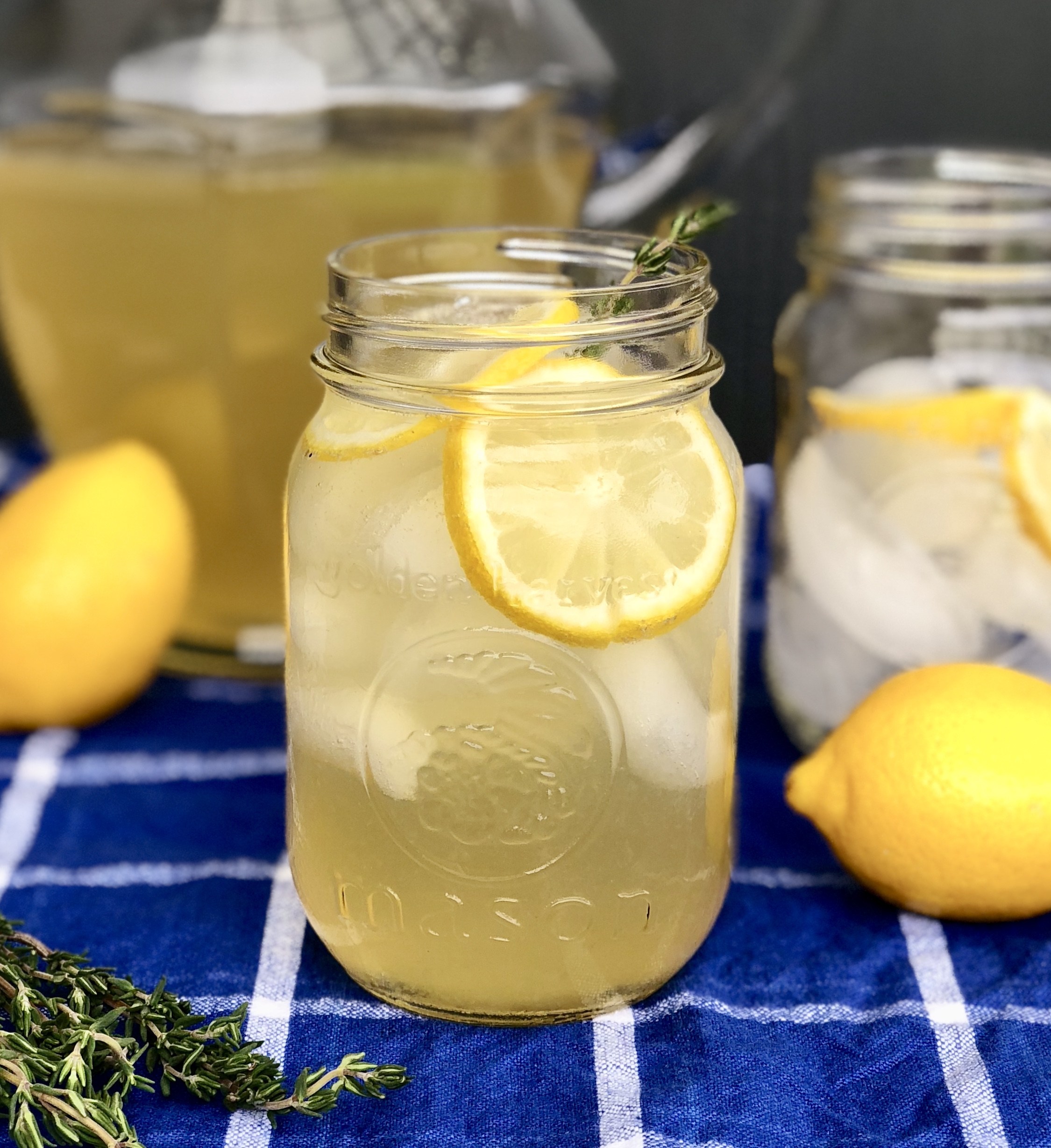 fruit cocktails grilled lemon and thyme lemonade happylifeblogspot