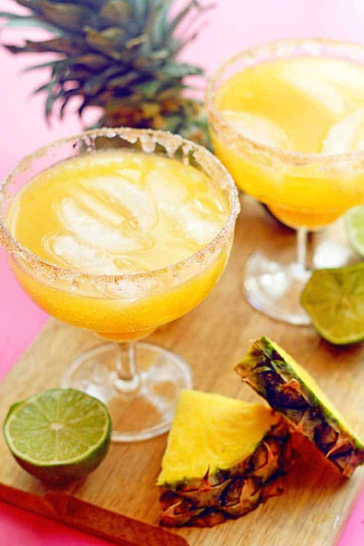 fruit cocktails pineapple mocktail margaritas grandbaby cakes