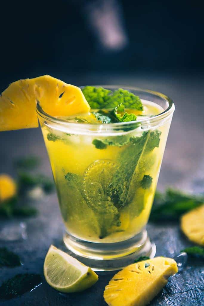 fruit cocktails virgin pineapple mojito recipe whiskaffair