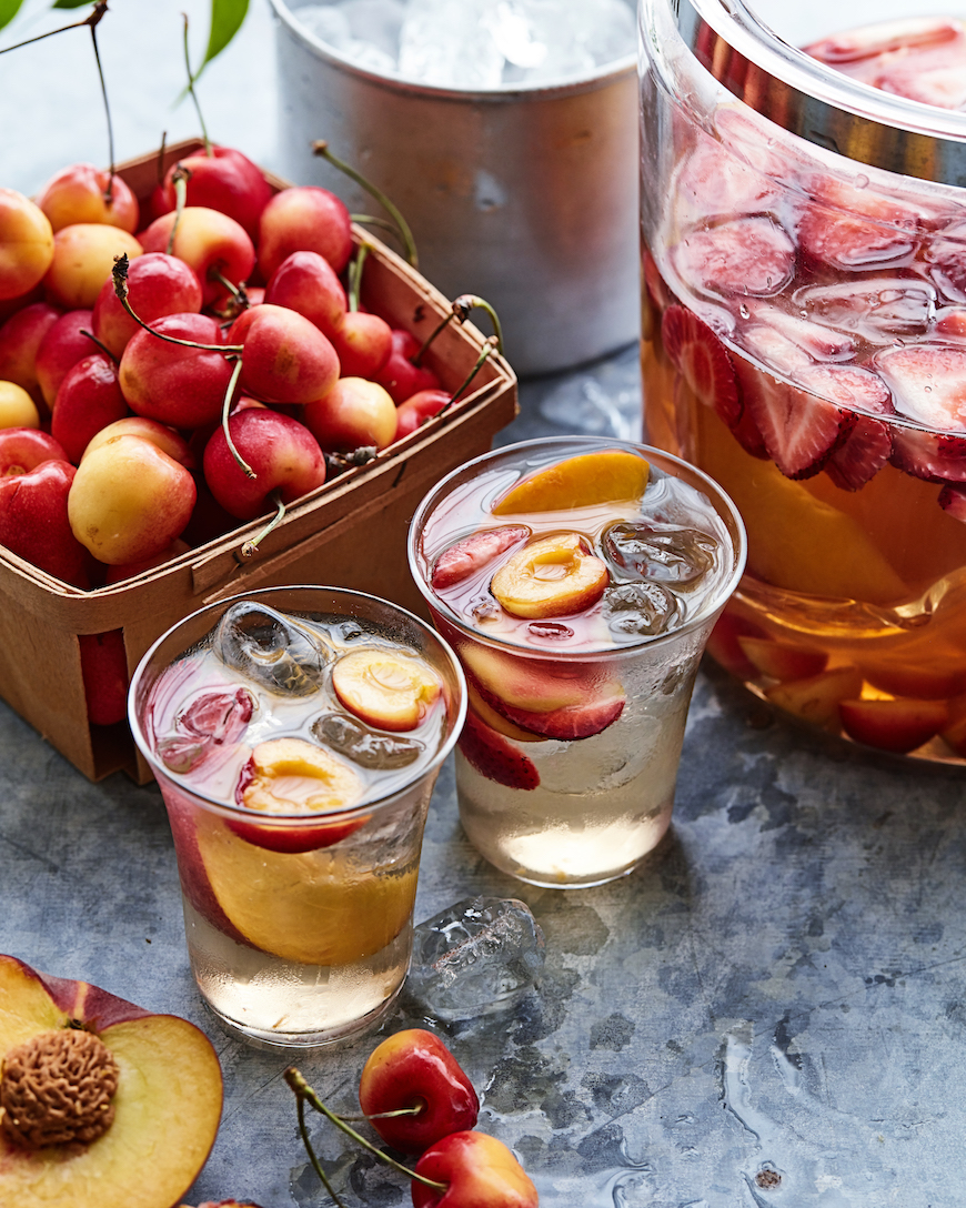 sangria Stone Fruit Sangria whatsgabycooking