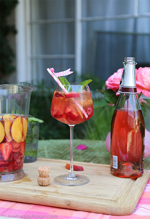 sangria Summer Lovin Rose Sangria lovehappyhour