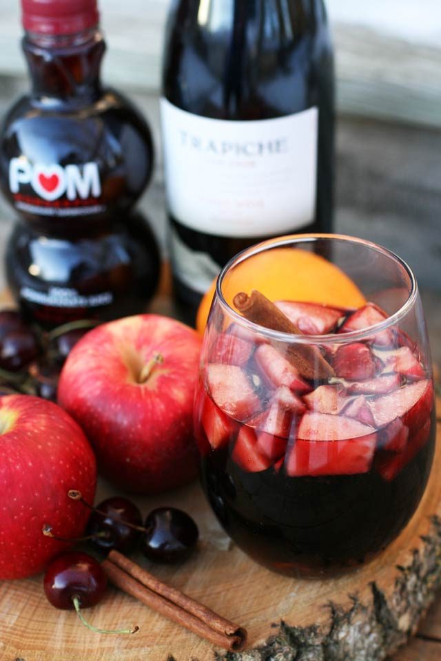 sangria cinnamon red wine punch .cheaprecipeblog