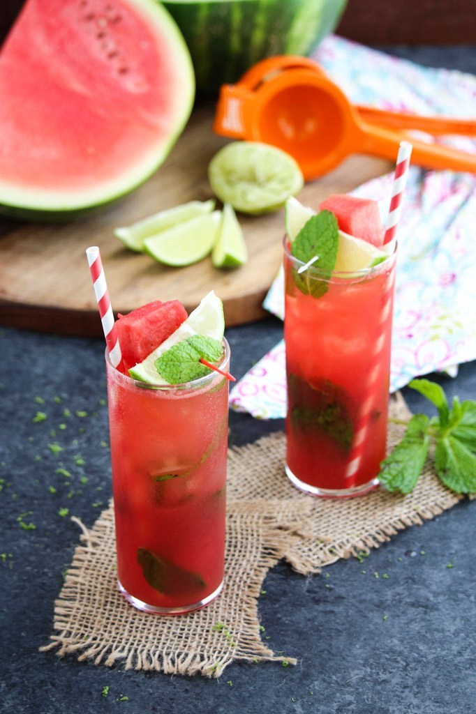 watermelon cocktai watermelon moscow mules recipe staceyhomemaker