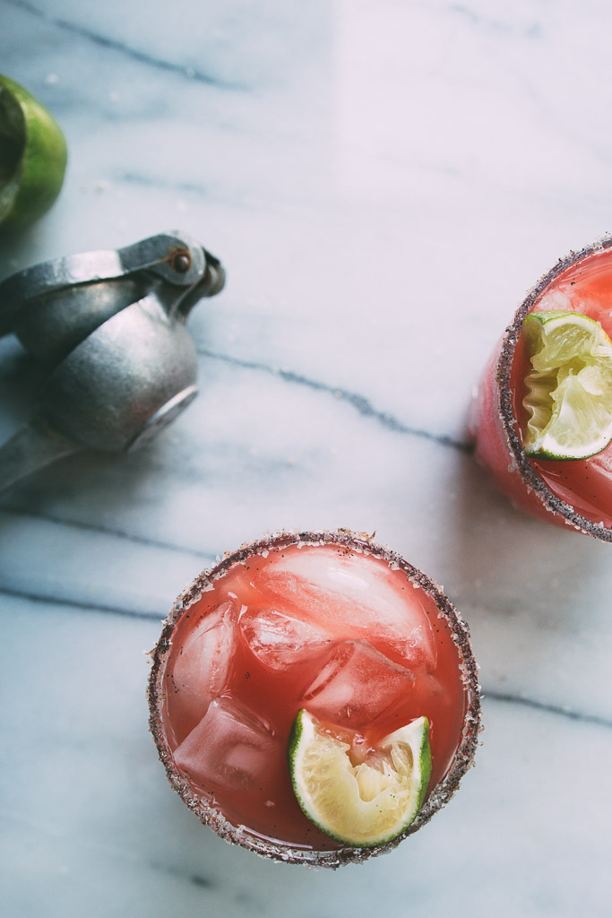 watermelon cocktails honey watermelon cocktail with a vanilla salt rim millys kitchen