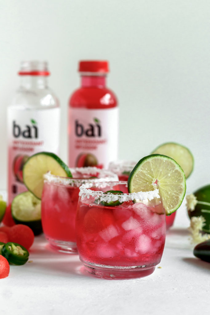 watermelon cocktails skinny jalapeno watermelon margaritas bakedambrosia