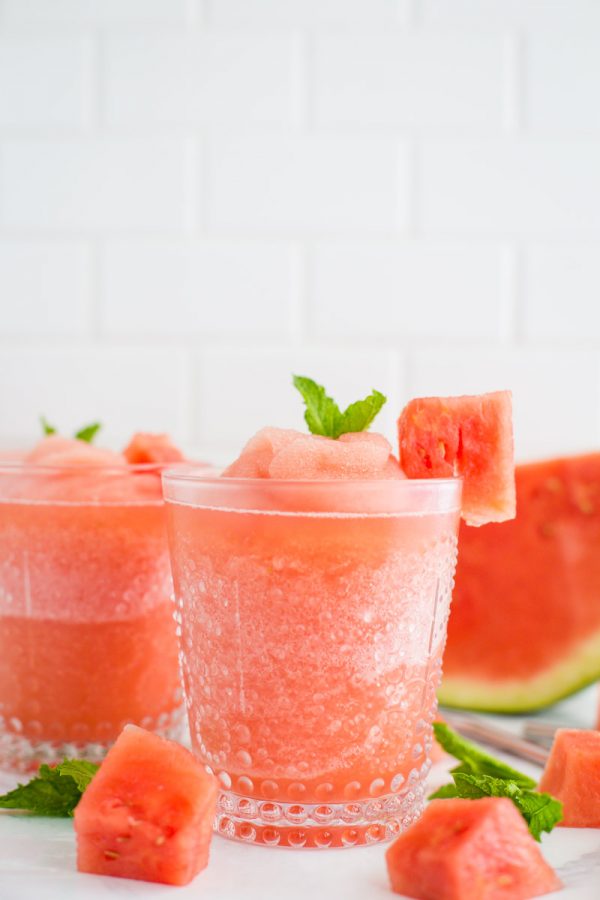 watermelon cocktails watermelon white wine slushie foodwithfeeling