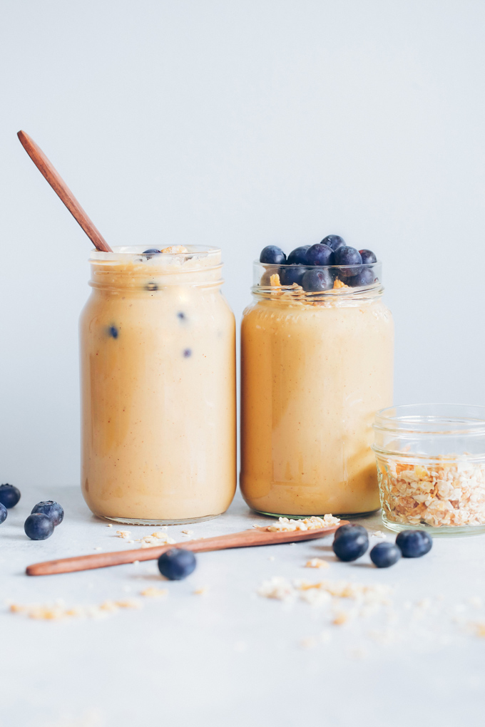 vegan milkshake sweet potato almond butter smoothie neuroticmommy