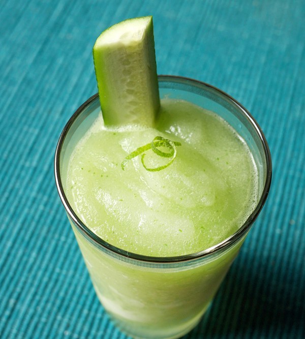 veggie cocktail frozen cucumber and green chartreuse daiquiri stirandstrain