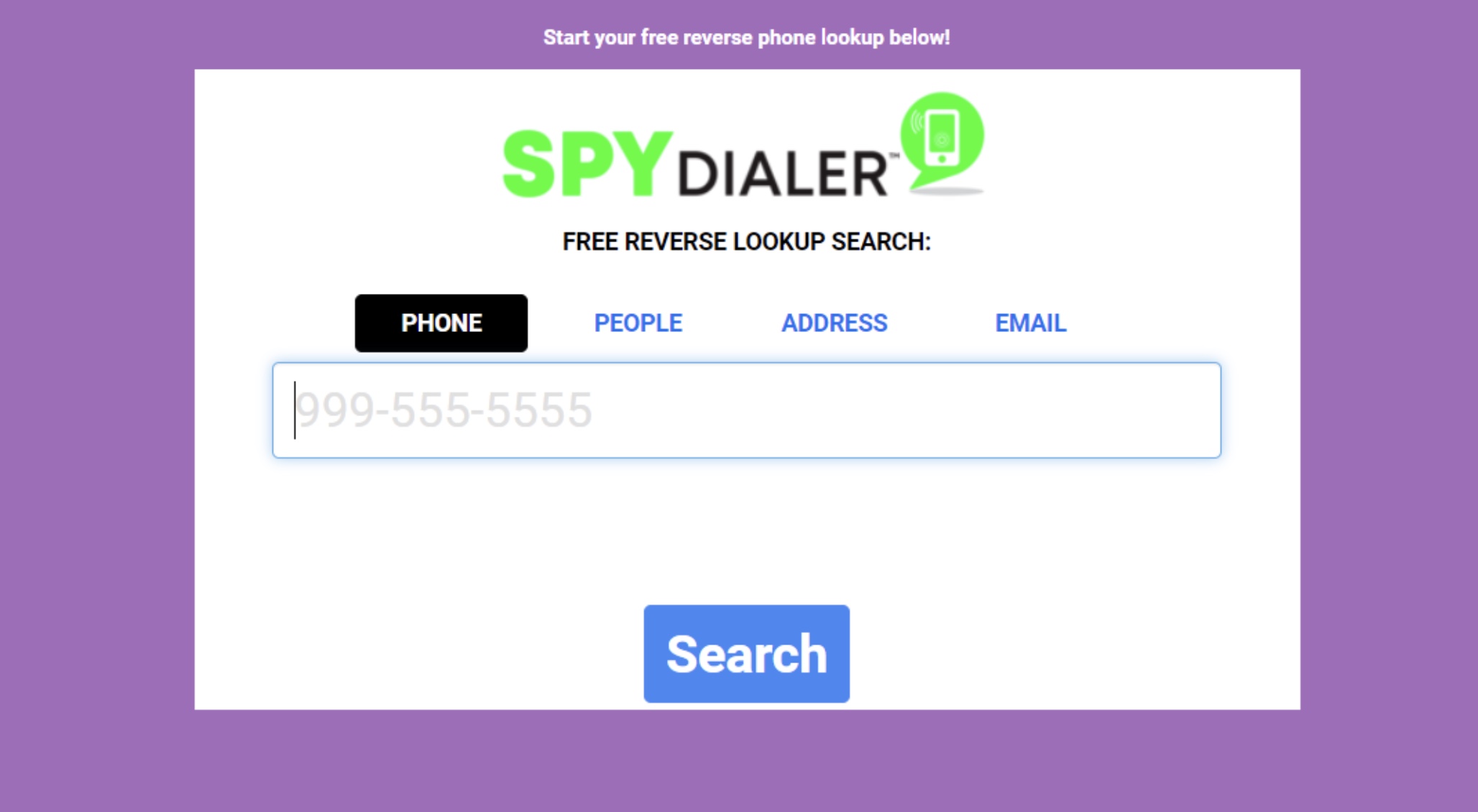 Spy Dialer Find Out Who Calls You from an Unknown Number