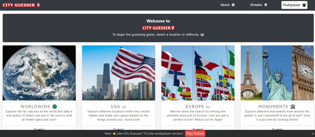 GeoGuessr Alternative How To Play Geography Games For Free? GeoGuessr Alternative How To Play Geography Games For Free?